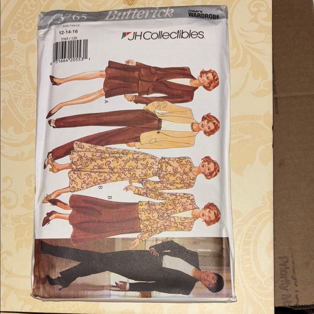 JH Collectibles Sewing Pattern for Women's Suits